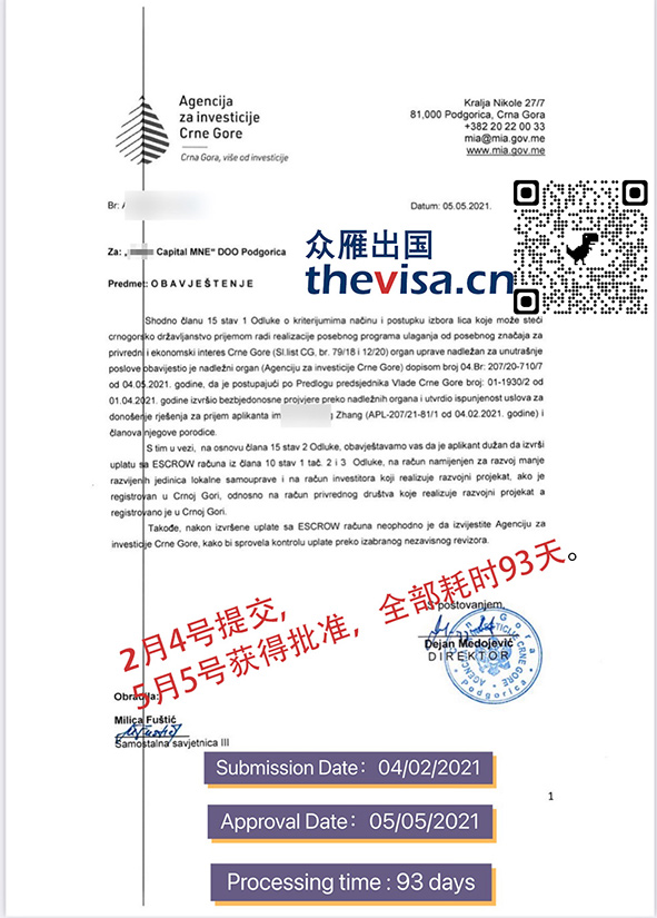黑山成功案例